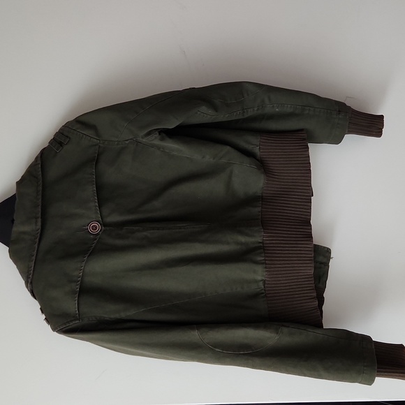 Urban Life Cropped Jacket Olive Green size S - Picture 5 of 5